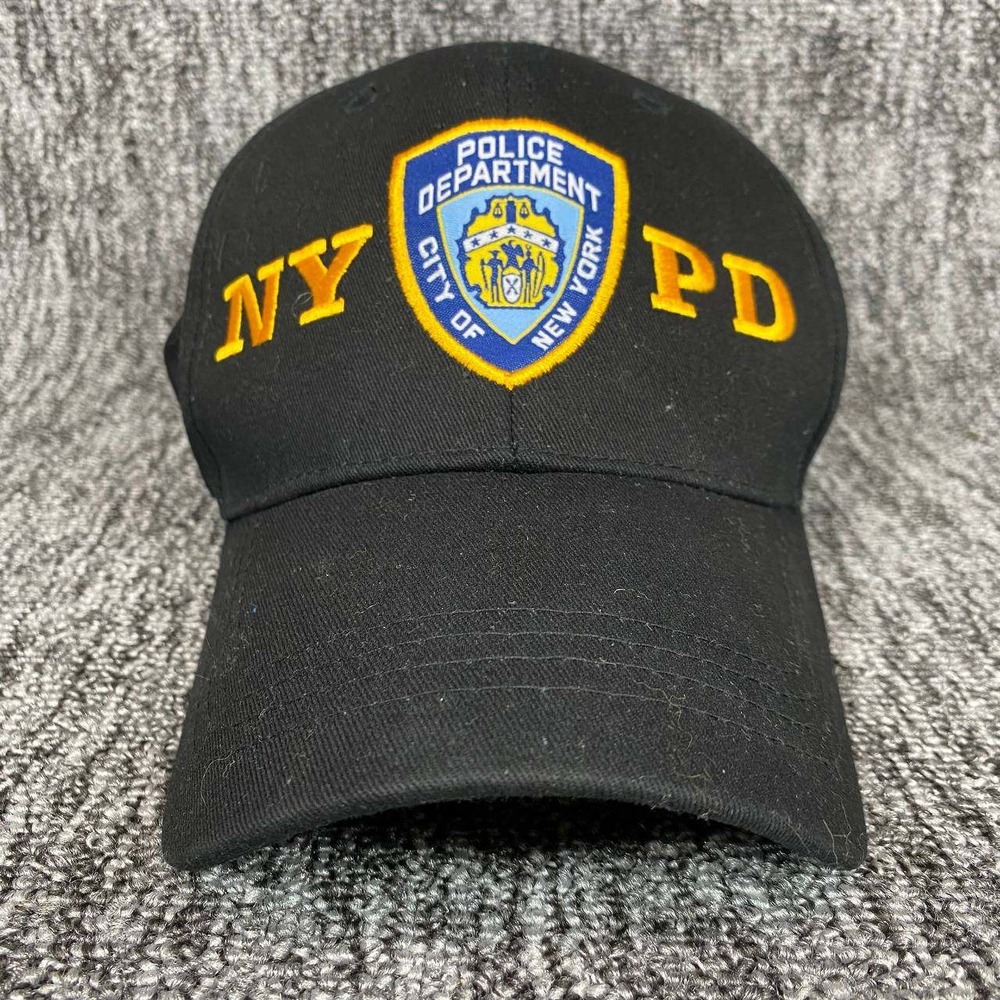 NYPD Baseball Hat Men OSFA Black‎ Embroidered Police Department New Yorks Finest